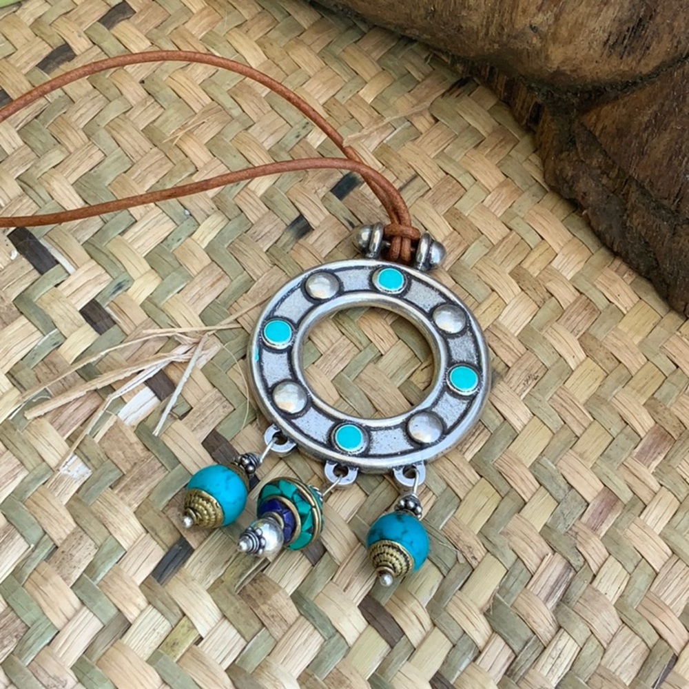 Tibetan pendant necklace